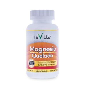 Magnesio Quelato Revitta 60 Capsulas